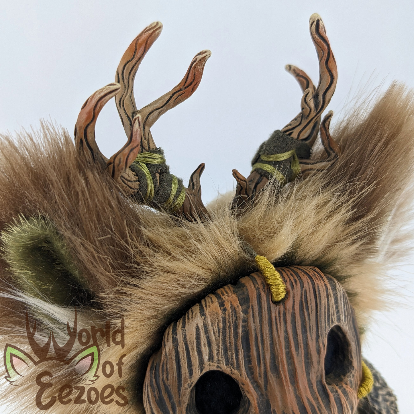 Brown Button Eezoe Art Doll OOAK by KidCitizen