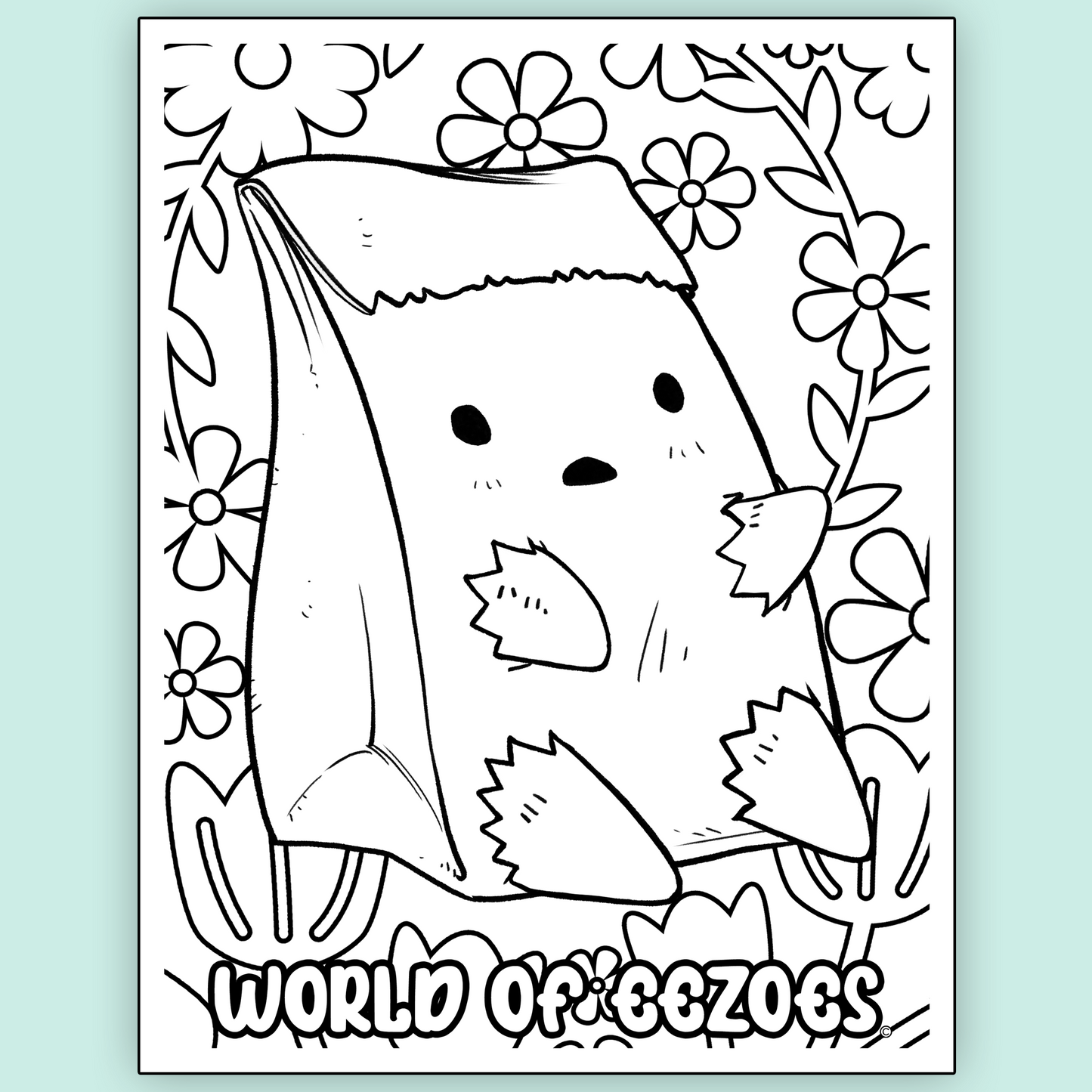 Timour Spirit Colouring Page FREE Digital Download
