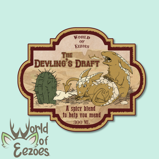 Argyle Apothecary Series VINYL STICKER The Devling's Draft