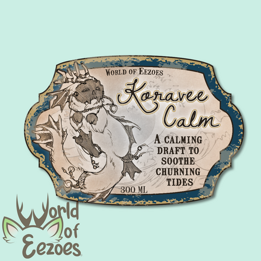 Argyle Apothecary Series VINYL STICKER Koravee Calm