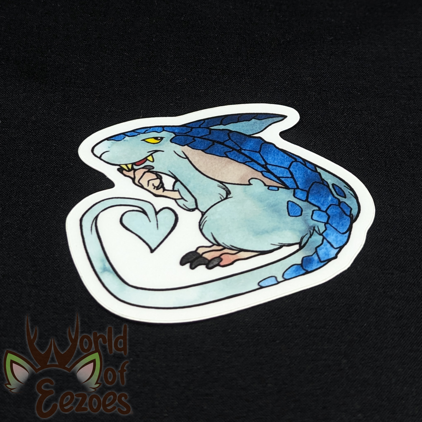 VINYL STICKER Blue Devling