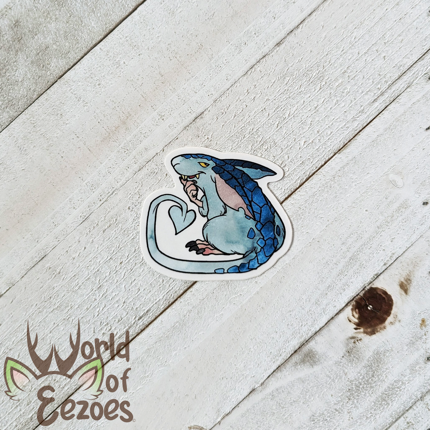 VINYL STICKER Blue Devling