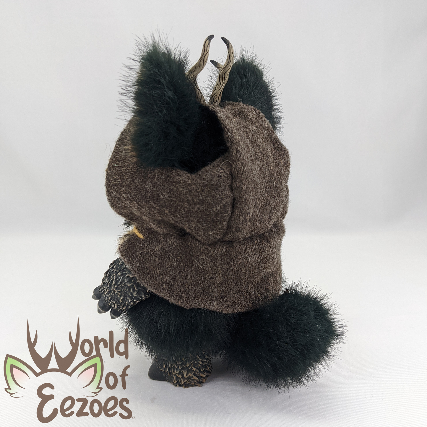 Hooded Cloak Eezoe Art Doll OOAK by KidCitizen