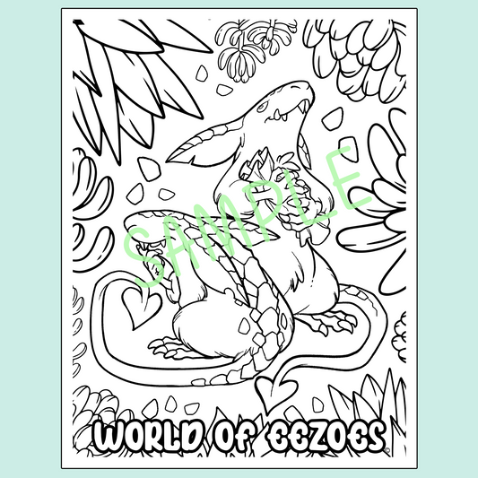 Devling Colouring Page FREE Digital Download