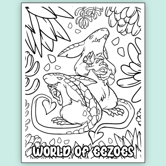 Devling Colouring Page FREE Digital Download
