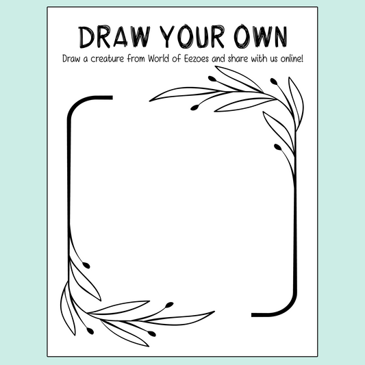 Draw Your Own! FREE Digital Download template