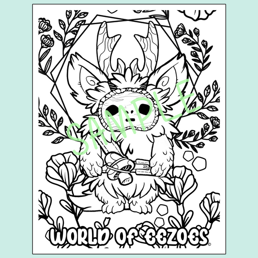 Pepita Eezoe Colouring Page FREE Digital Download