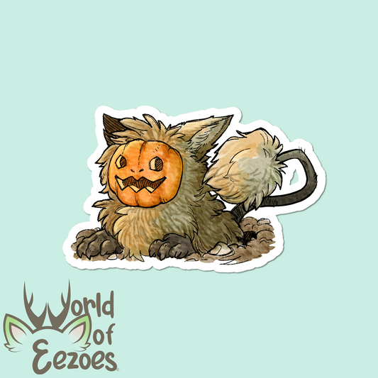 Field Guide Series VINYL STICKER Pumpkin Imp