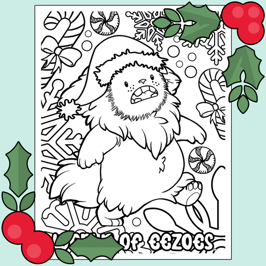 Holiday Norblin Colouring Page FREE Digital Download