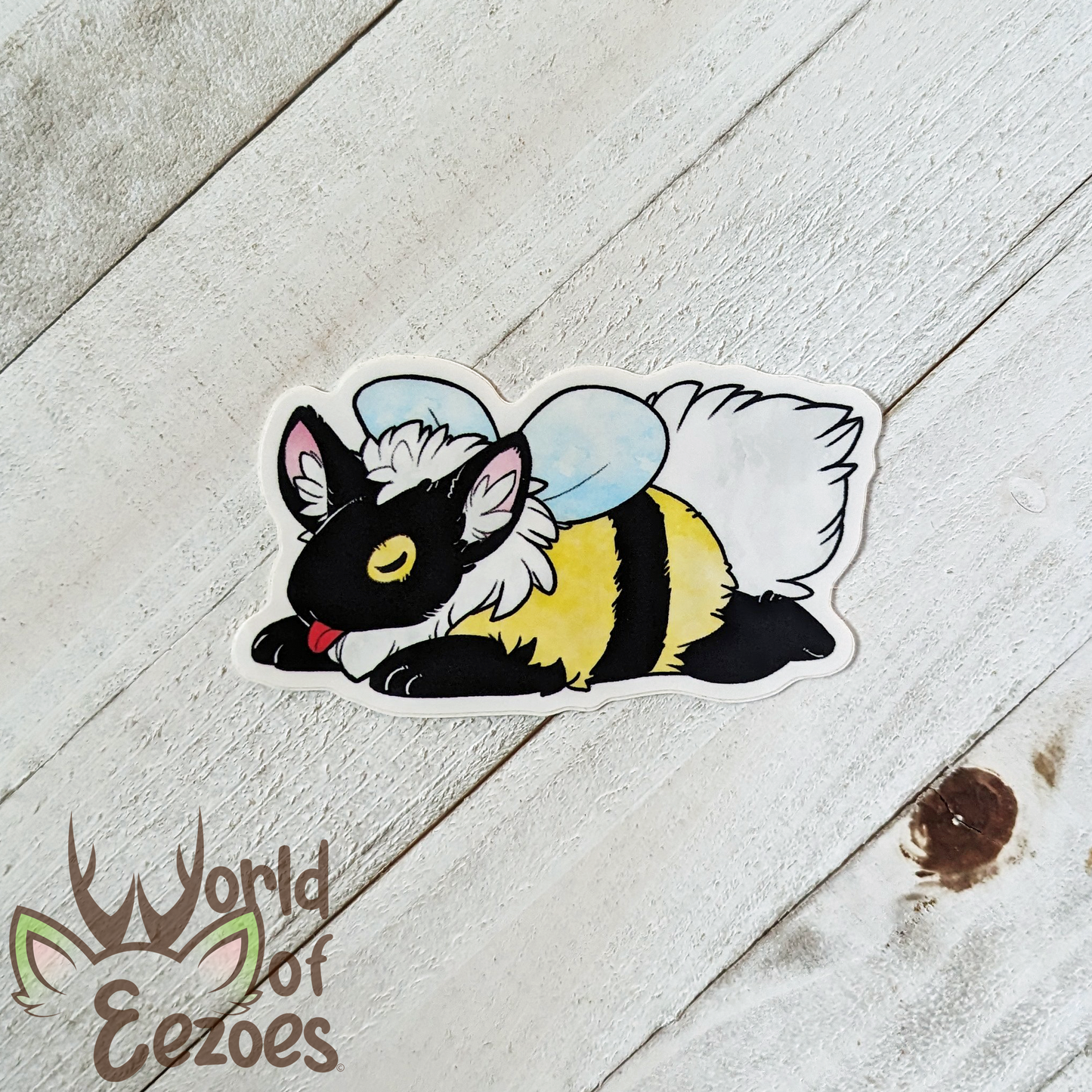 VINYL STICKER Pupbee