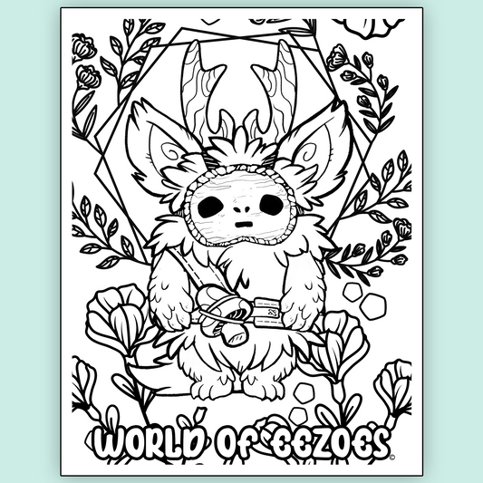 Pepita Eezoe Colouring Page FREE Digital Download
