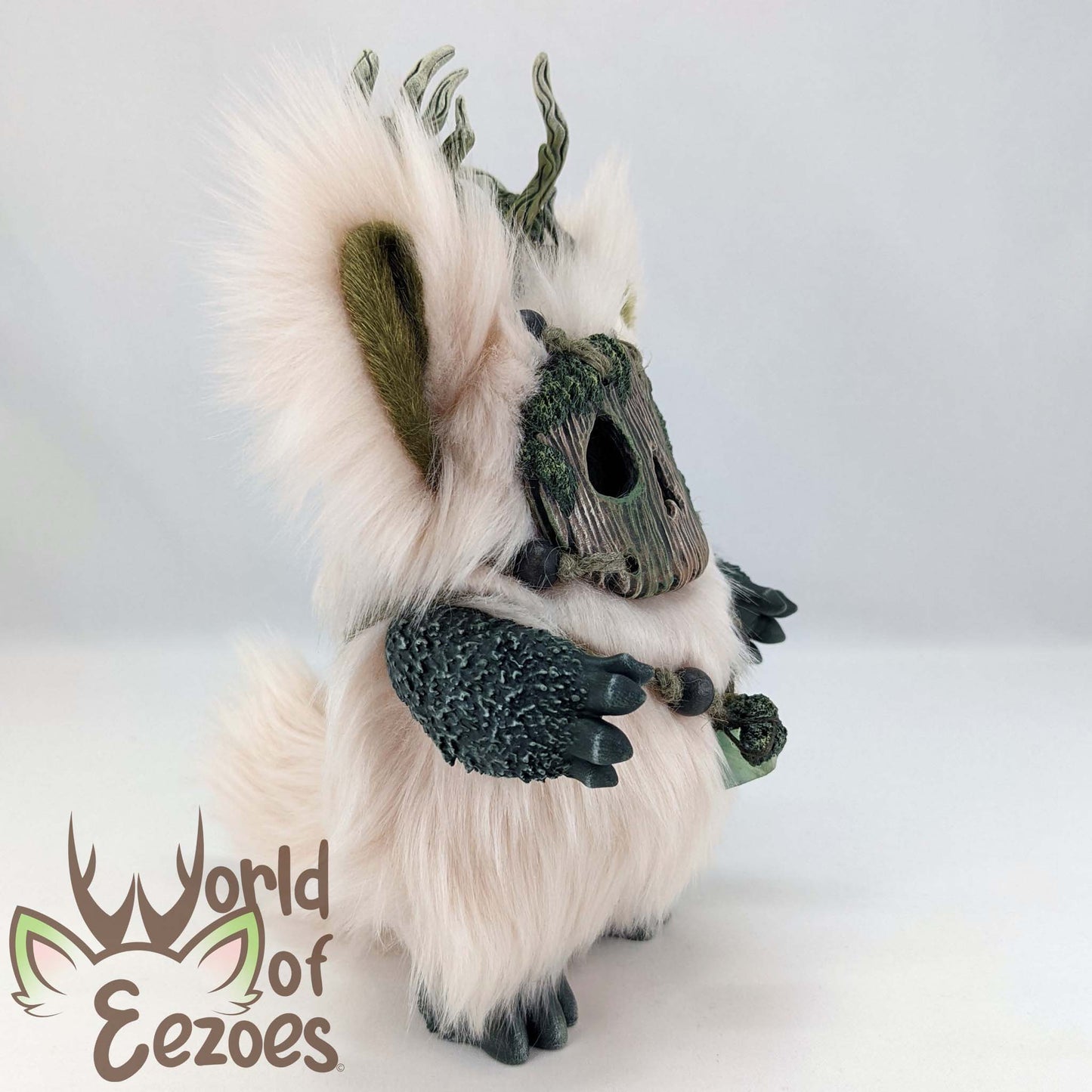 Pink Mossy Eezoe Art Doll OOAK by KidCitizen