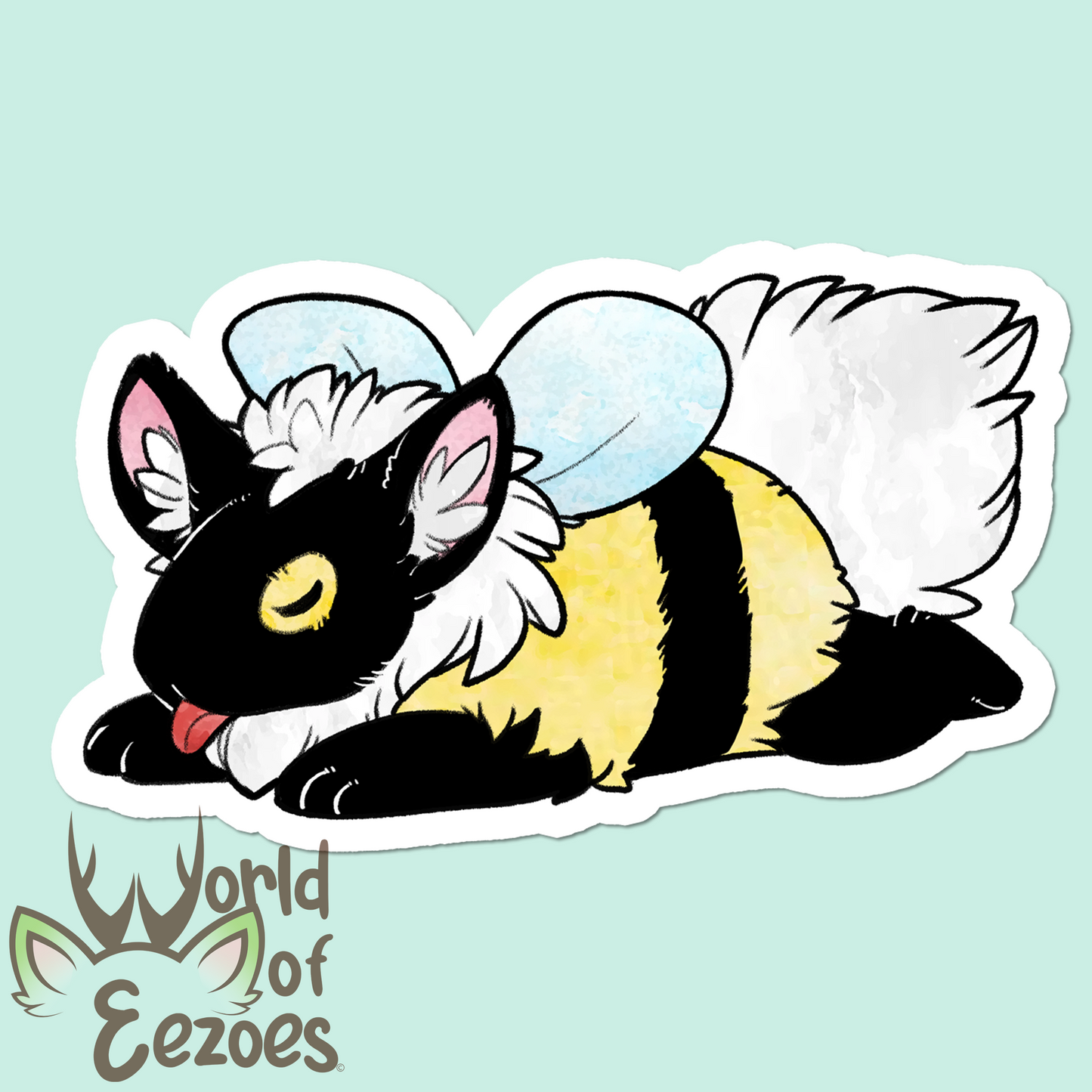 VINYL STICKER Pupbee