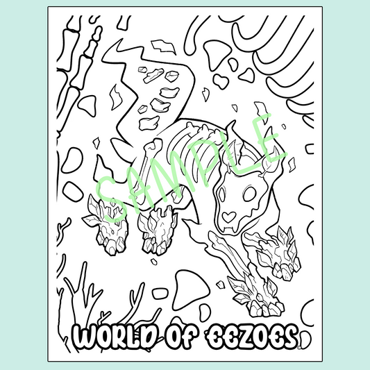 Qwuip Colouring Page FREE Digital Download